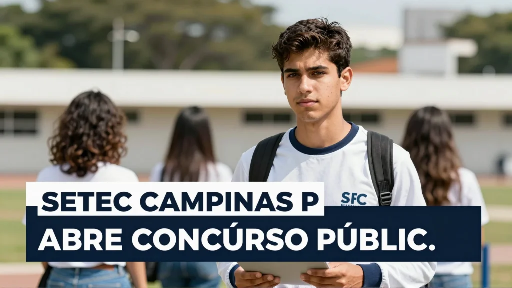 SETEC Campinas SP abre concurso público com salários de até R$ 10.428,05