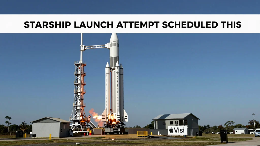 Starship launch attempt scheduled this week while Apple Vision Pro rumors dominate