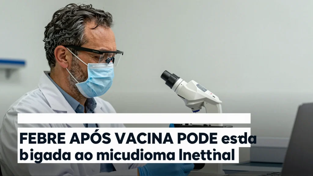 Febre após vacina pode estar ligada ao microbioma intestinal: estudo revela conexão entre sistema imunológico e bactérias