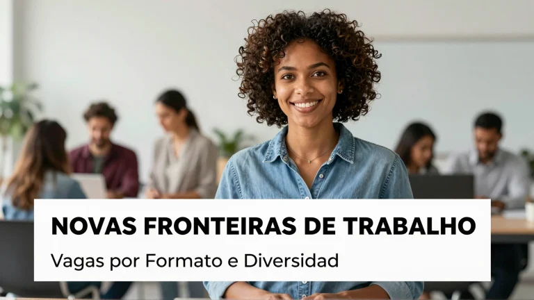 Novas Fronteiras de Trabalho: Vagas por Formato e Diversidade