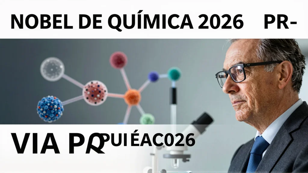 Nobel de Química 2026 vai para pesquisa sobre moléculas espelhadas e novos materiais