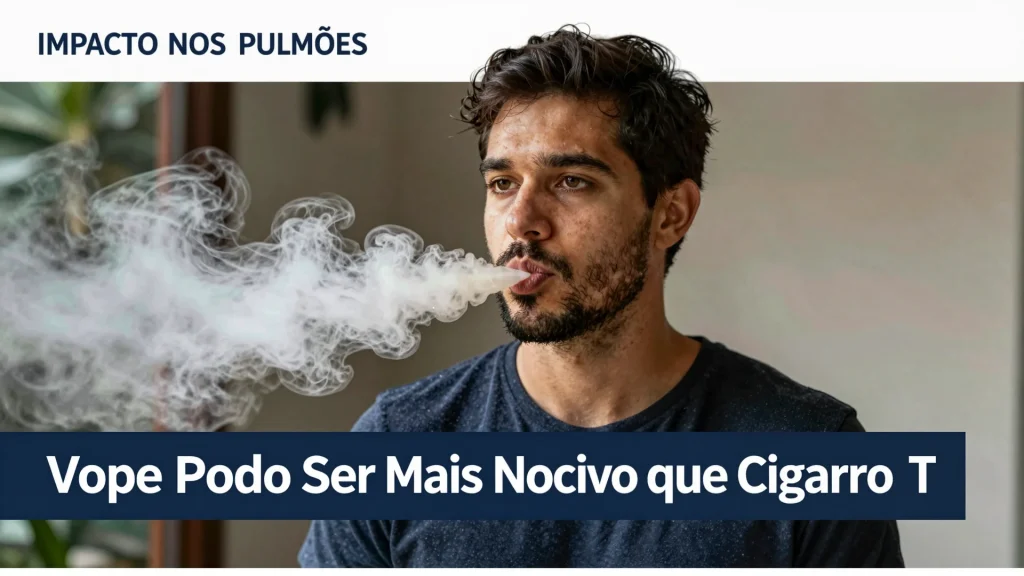 Impacto nos Pulmões: Vape Pode Ser Mais Nocivo que Cigarro Tradicional para Jovens Brasileiros