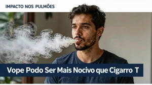 Impacto nos Pulmões: Vape Pode Ser Mais Nocivo que Cigarro Tradicional para Jovens Brasileiros