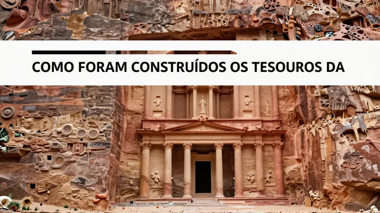 Como foram construídos os tesouros da antiga cidade de Petra